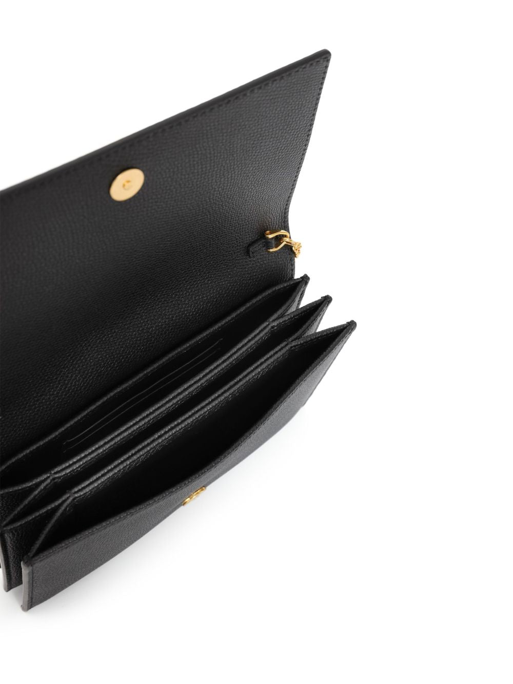 VALENTINO GARAVANI Mini Vlogo Signature Leather Wallet on Chain