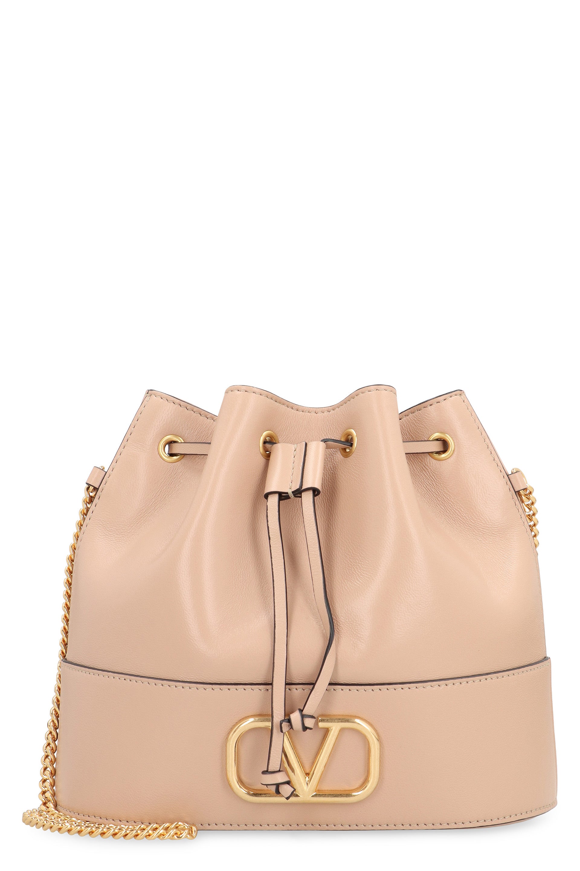 VALENTINO GARAVANI Mini Leather Bucket Handbag
