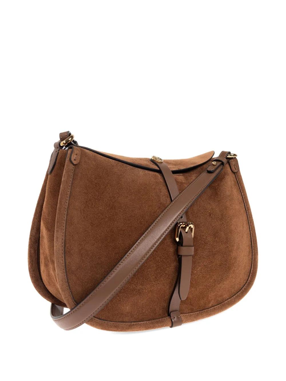 ETRO Suede Crossbody Saddle Handbag