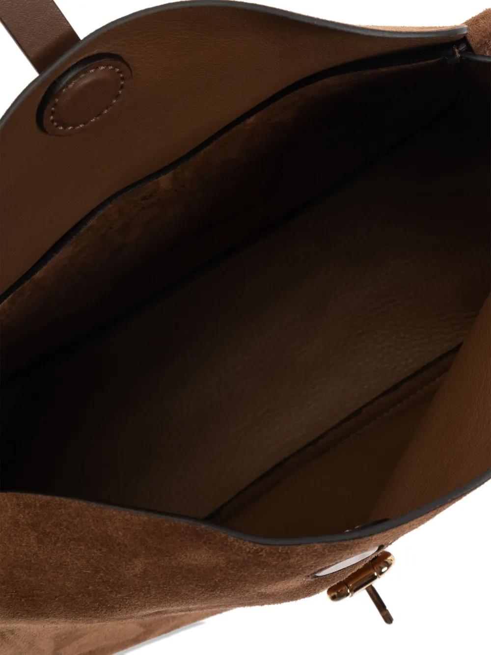 ETRO Suede Crossbody Saddle Handbag