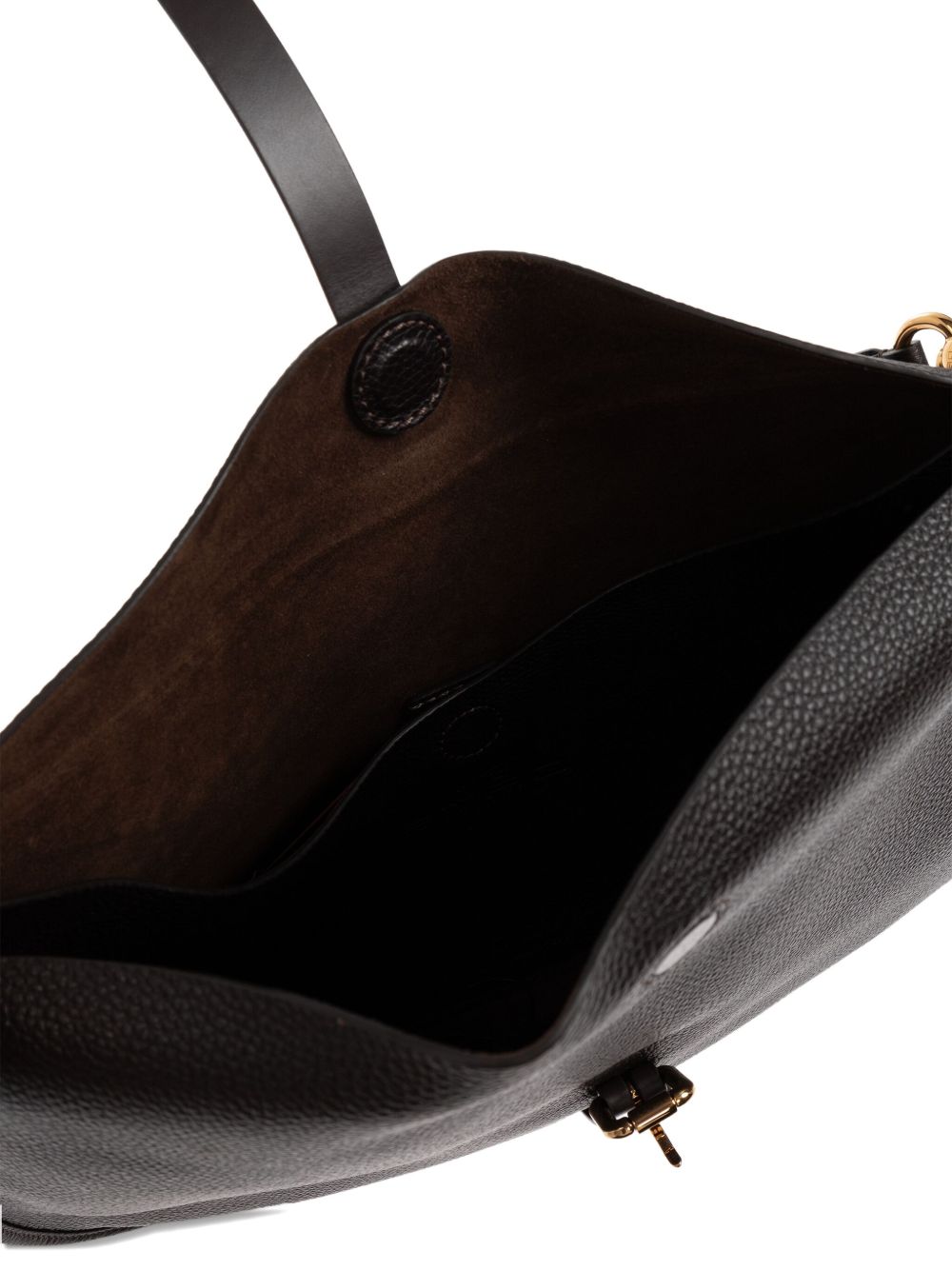 ETRO Extra-Large Buckle-Fastening Leather Shoulder Handbag