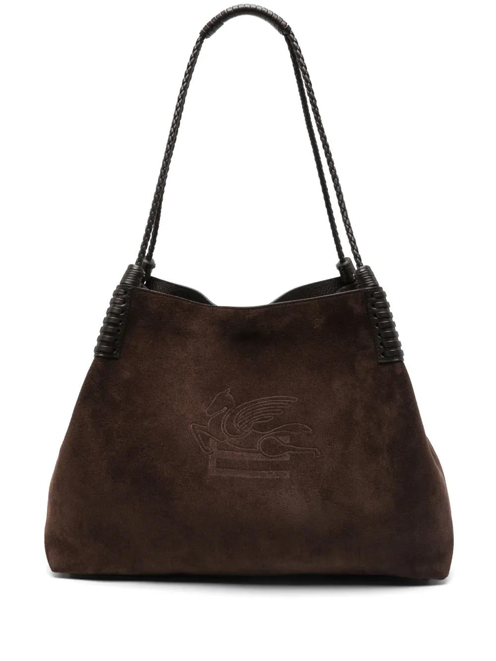 ETRO Embossed Logo Tote Handbag