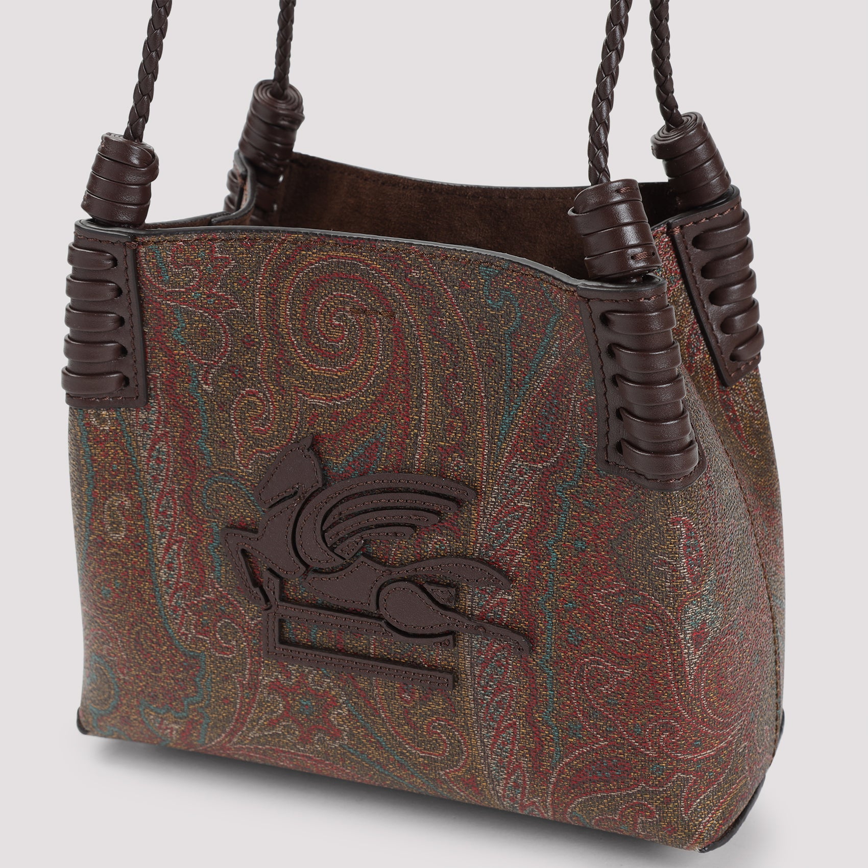 ETRO Mini Paisley Jacquard Tote Handbag