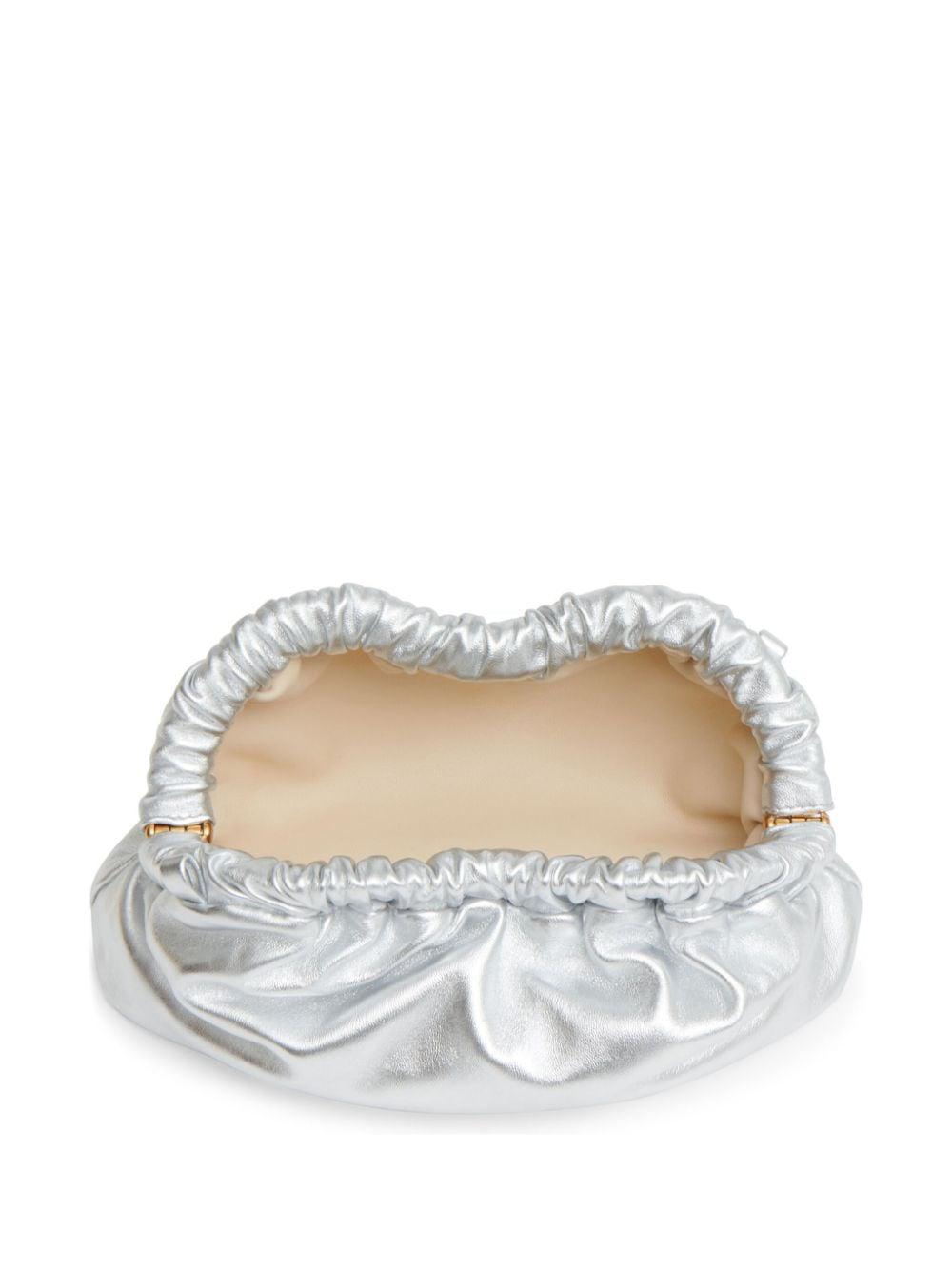 MANSUR GAVRIEL Mini Cloud Clutch - Chic Metallic Elegance