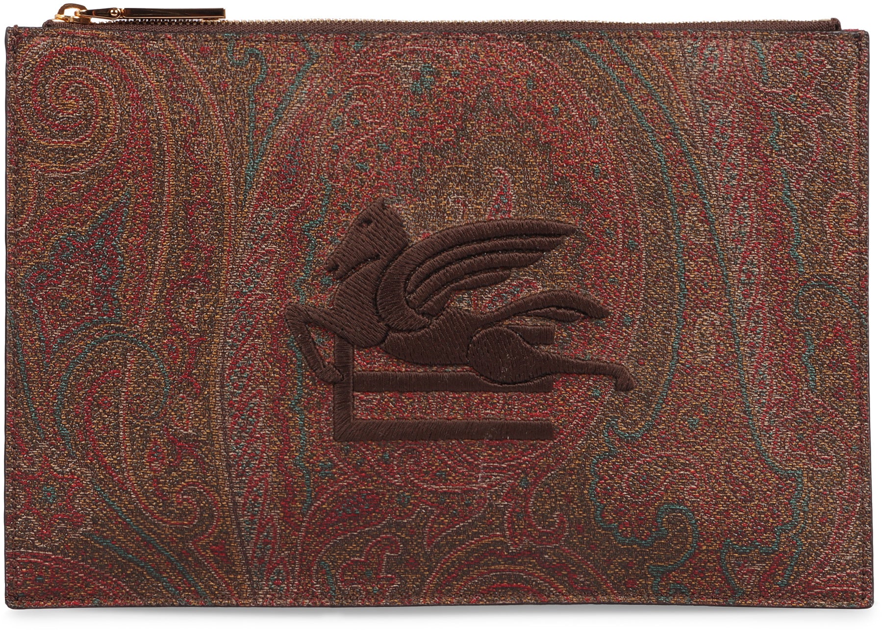 ETRO Paisley Print Flat Pouch Handbag - 24 CM x 16 CM