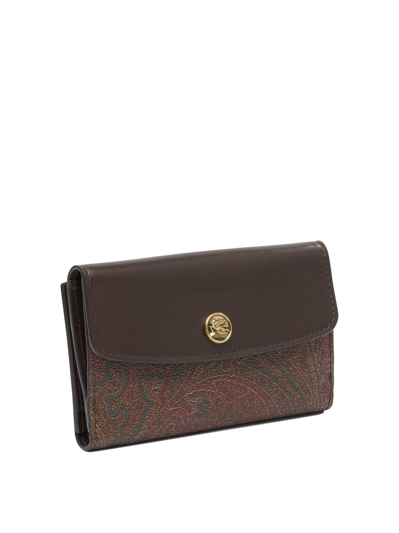 ETRO Mini Paisley Snap Button Wallet