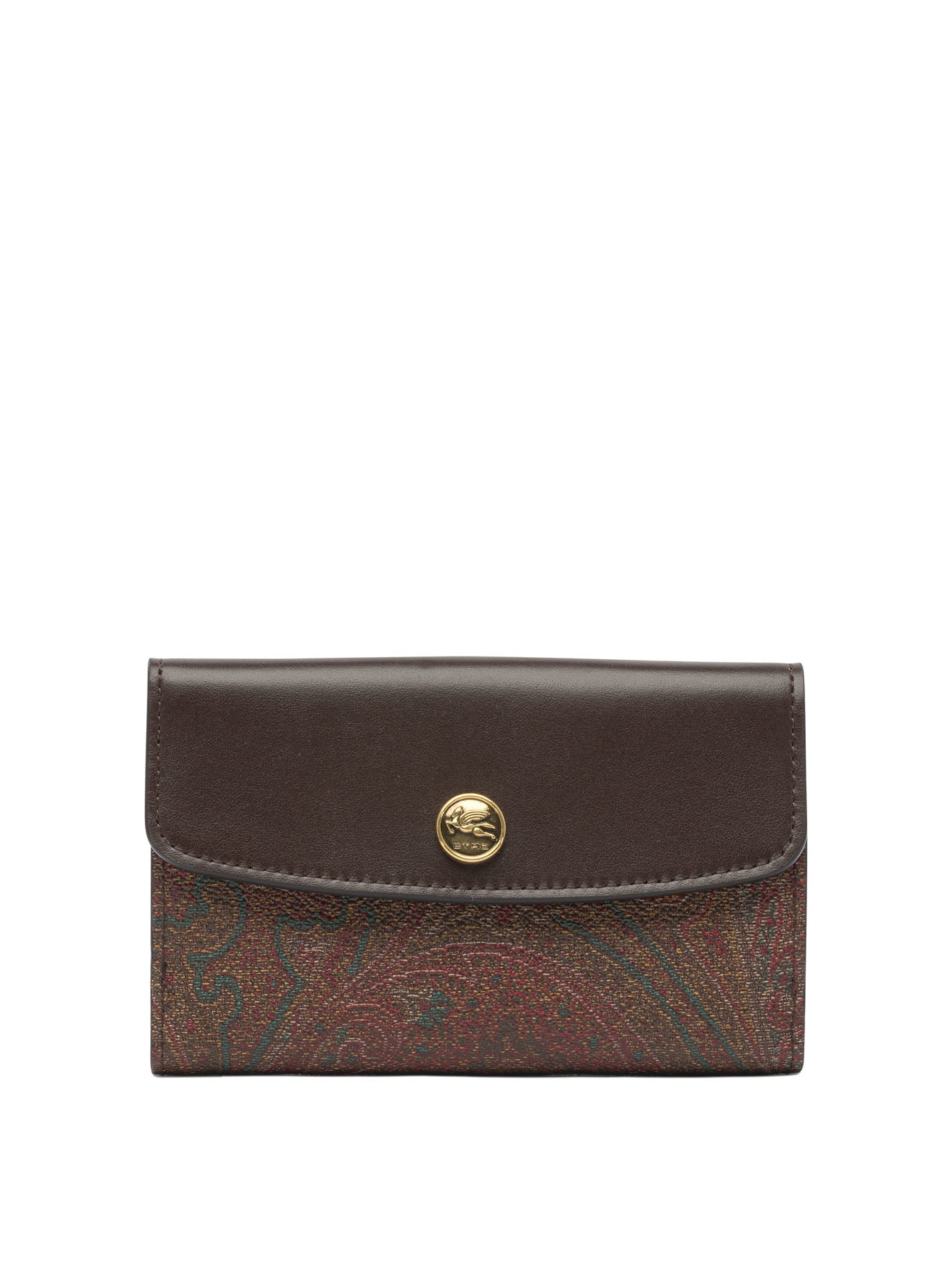 ETRO Mini Paisley Snap Button Wallet