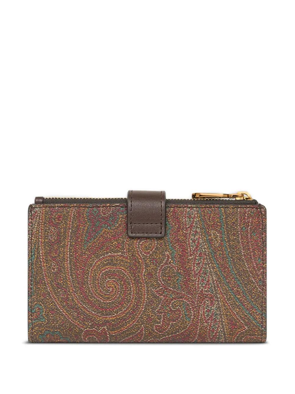 ETRO Mini Paisley Jacquard Wallet