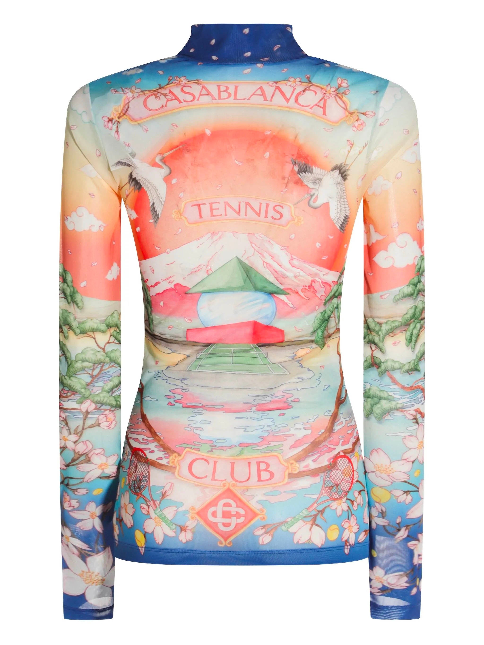 CASABLANCA Casual Tennis Club Long Sleeve Top