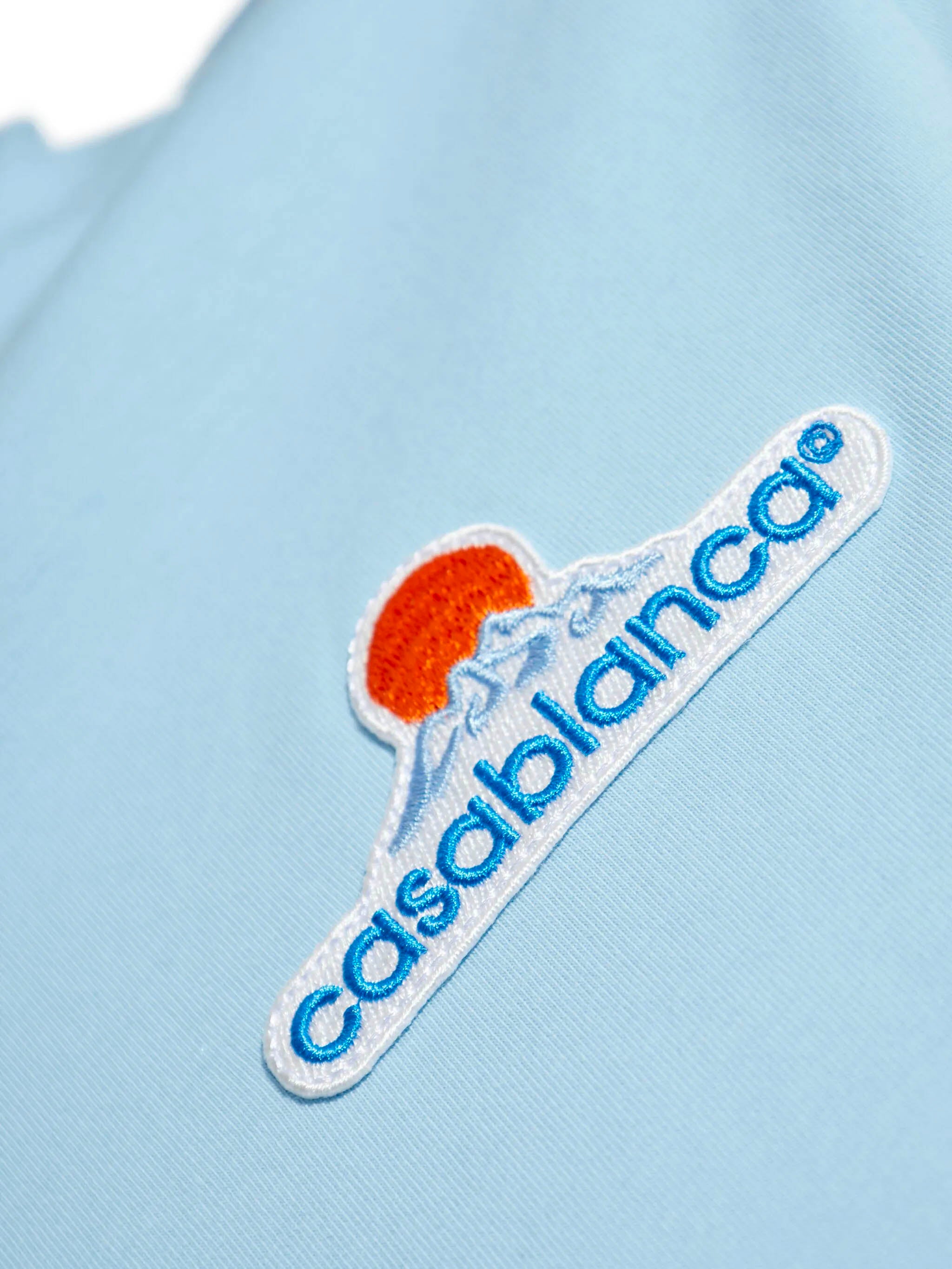 CASABLANCA Cropped Crewneck T-Shirt