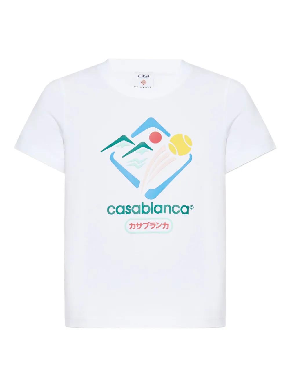 CASABLANCA Montagne Graphic Print T-Shirt - Women's