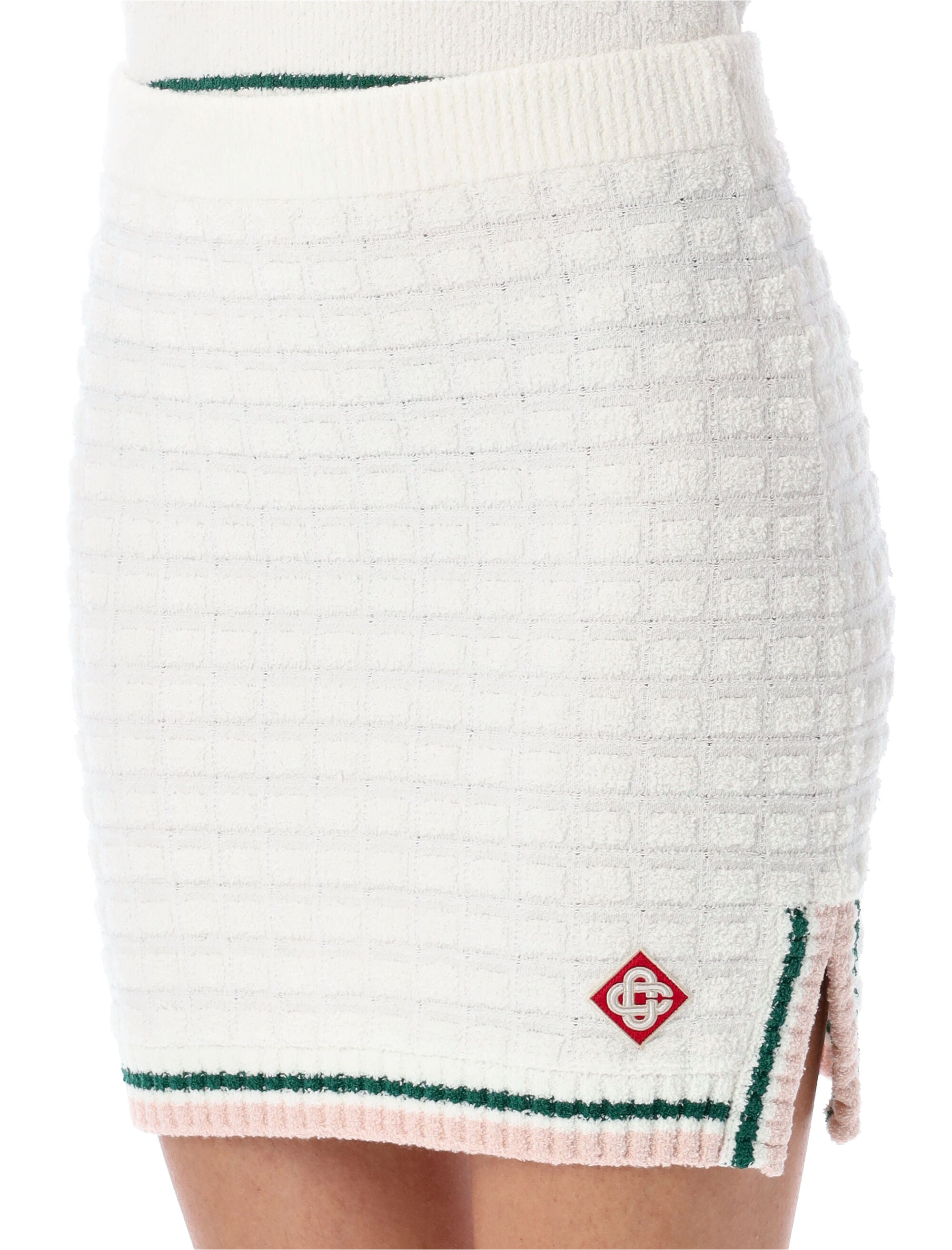 CASABLANCA Chic Boucle Loop Mini Skirt