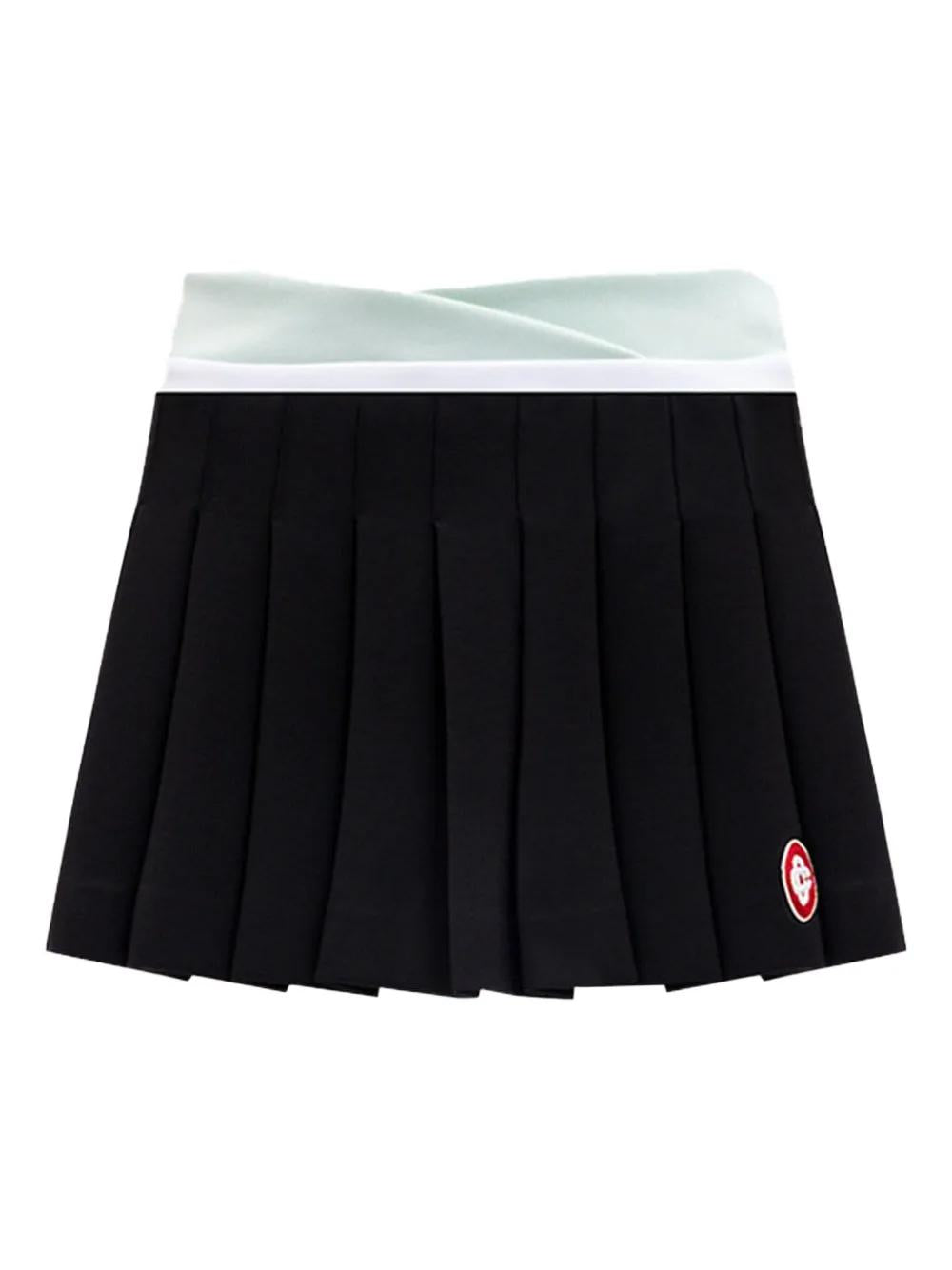 CASABLANCA Pleated Panelled Mini Skirt