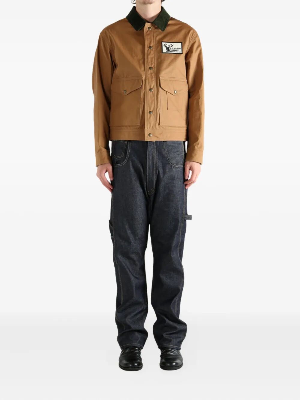 JUNYA WATANABE Men's Cotton Oxford and Wool Workwear Blouson