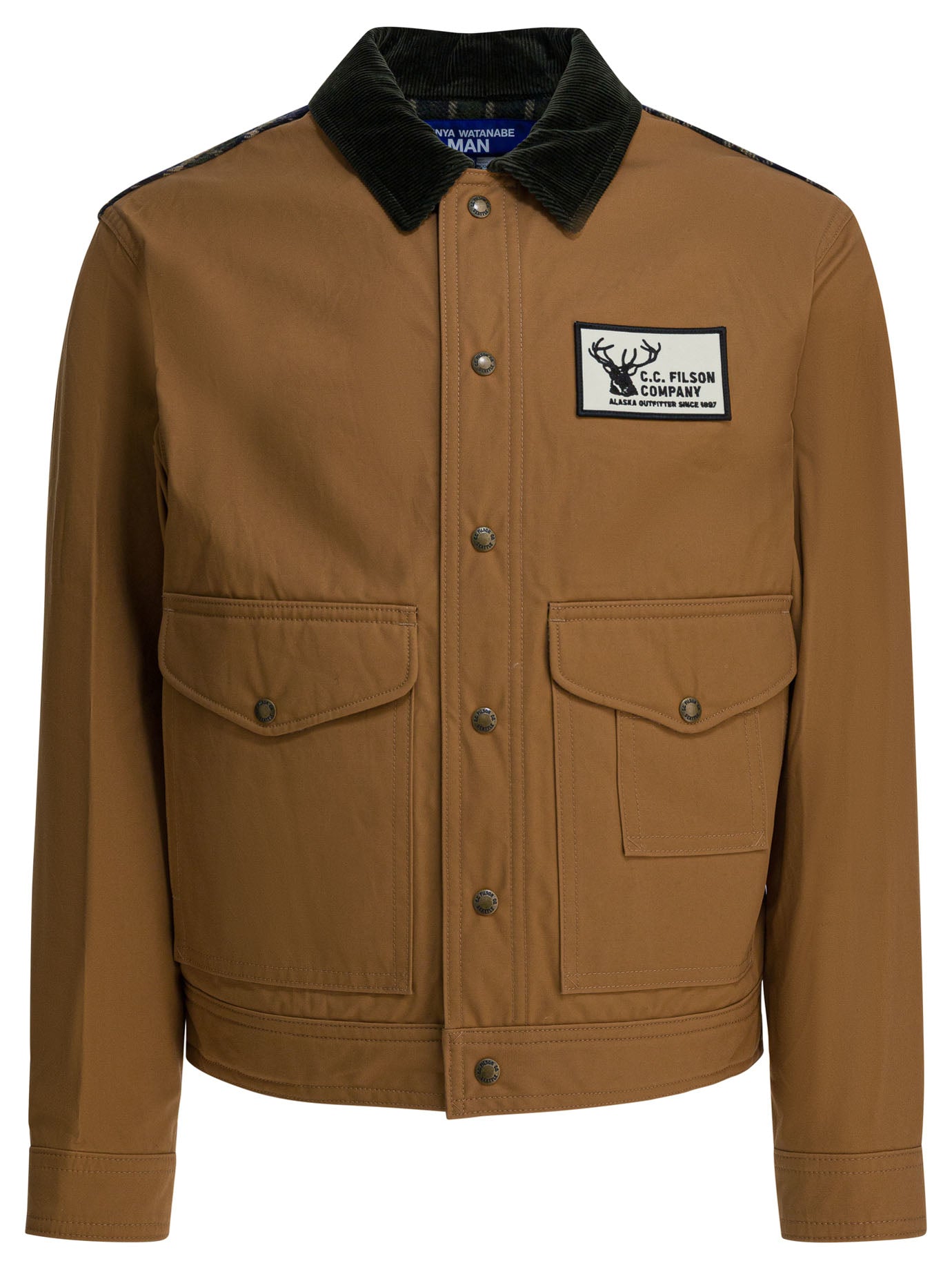 JUNYA WATANABE MAN Men's Cotton Patchwork Jacket for FW25