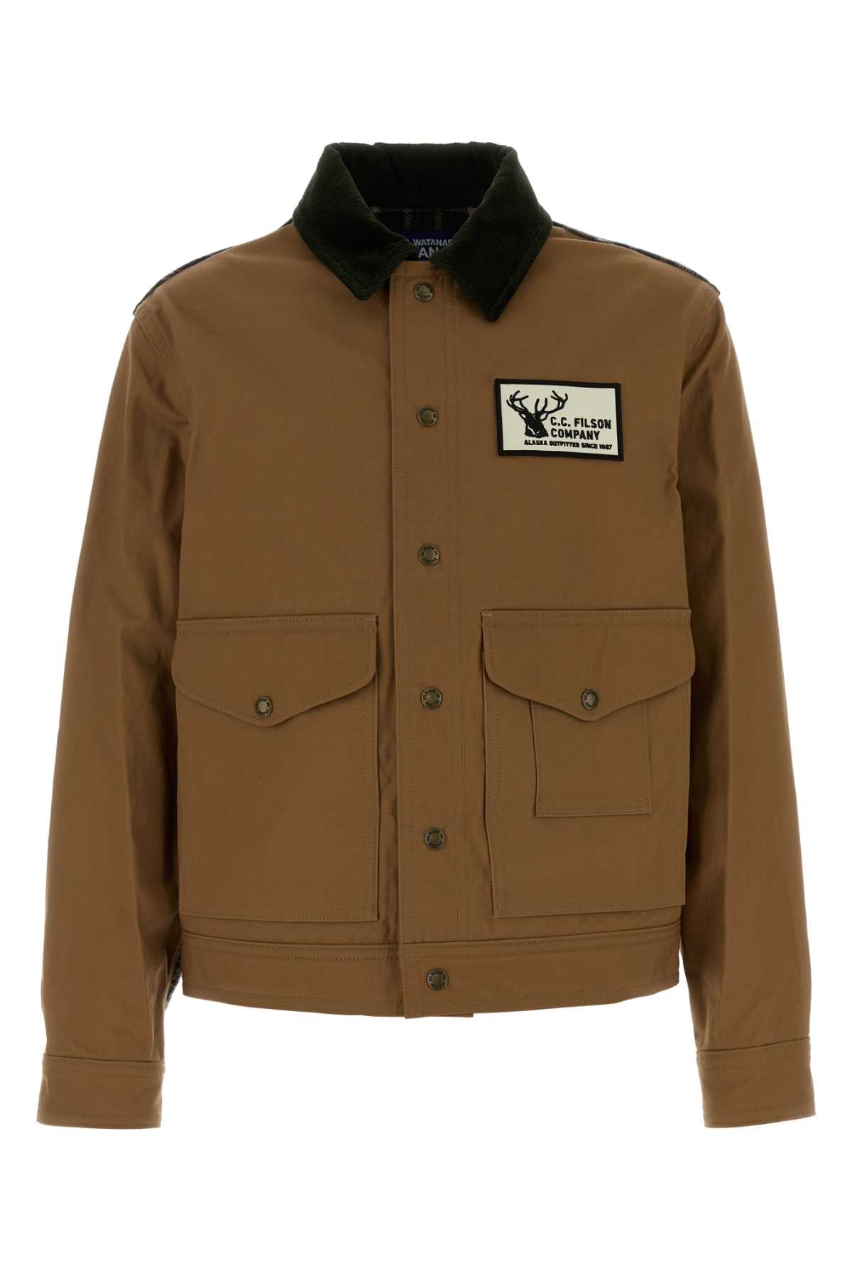 JUNYA WATANABE Men's Multicolor Cotton and Wool Blend Jacket