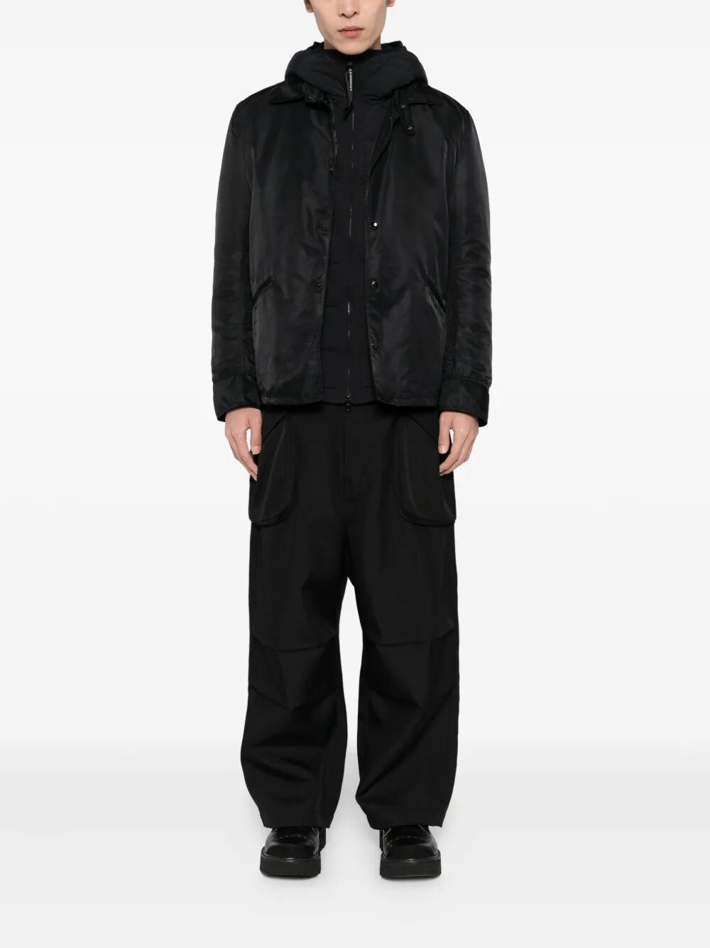 JUNYA WATANABE MAN Double-Layer Down Jacket with Goggle Lenses