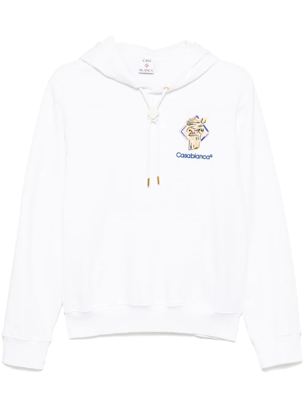 CASABLANCA Diamond Column Embroidered Mini Hoodie