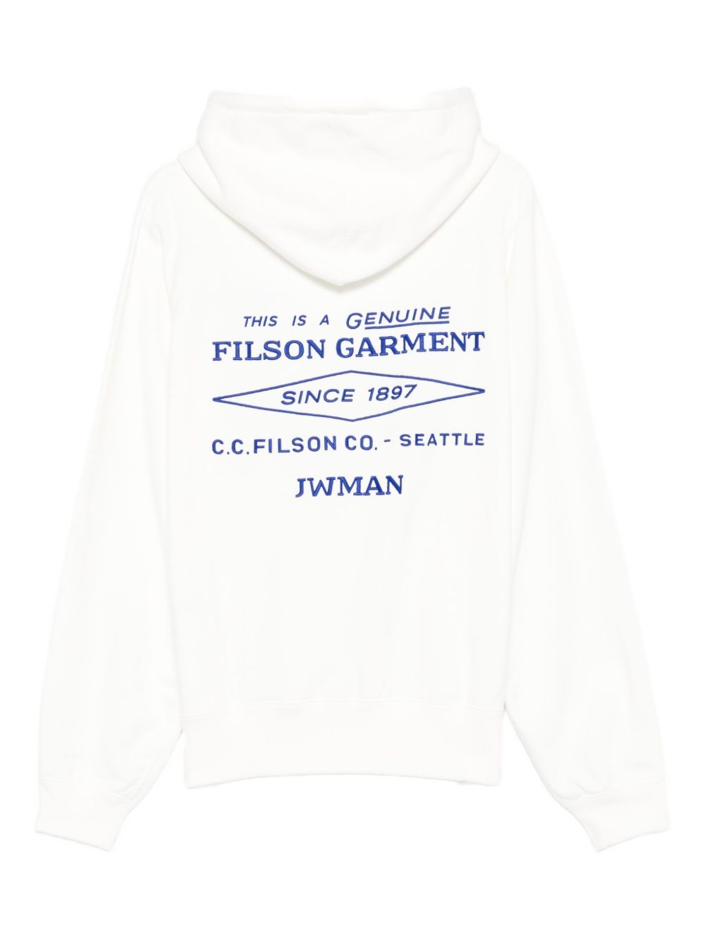 JUNYA WATANABE Logo Cotton Hoodie with Graphic Print - Men's Long Sleeve