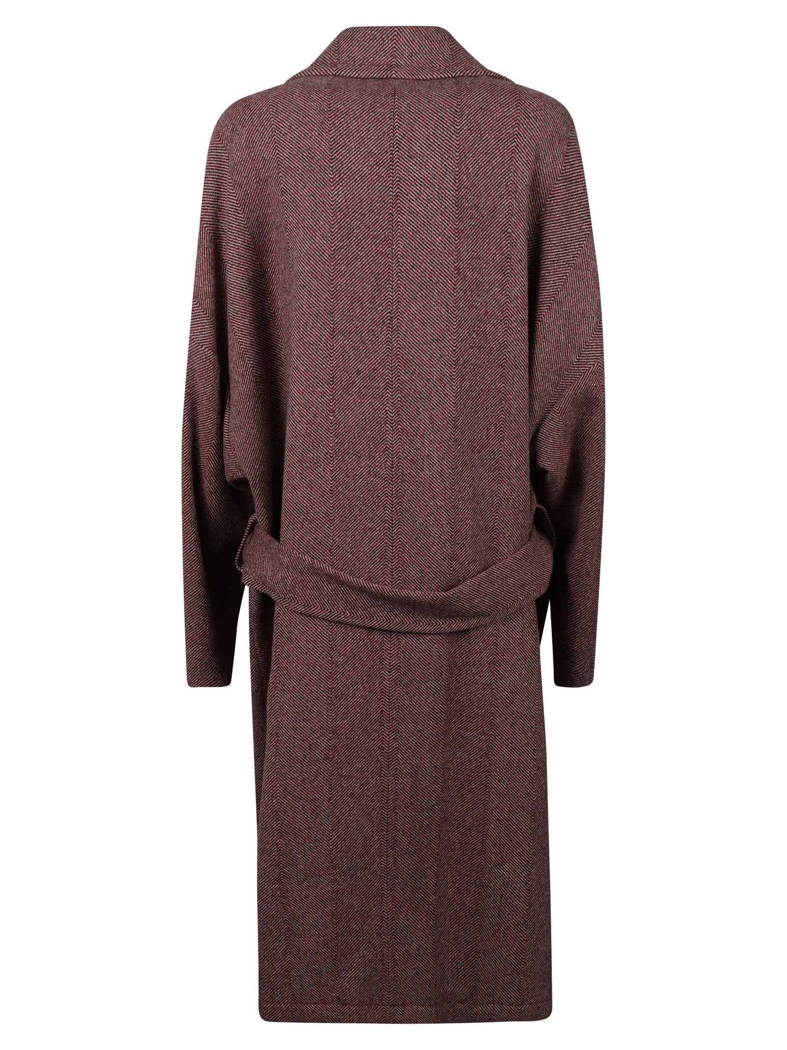 ETRO Wool Herringbone Pattern Jacket with Notched Lapels for Women