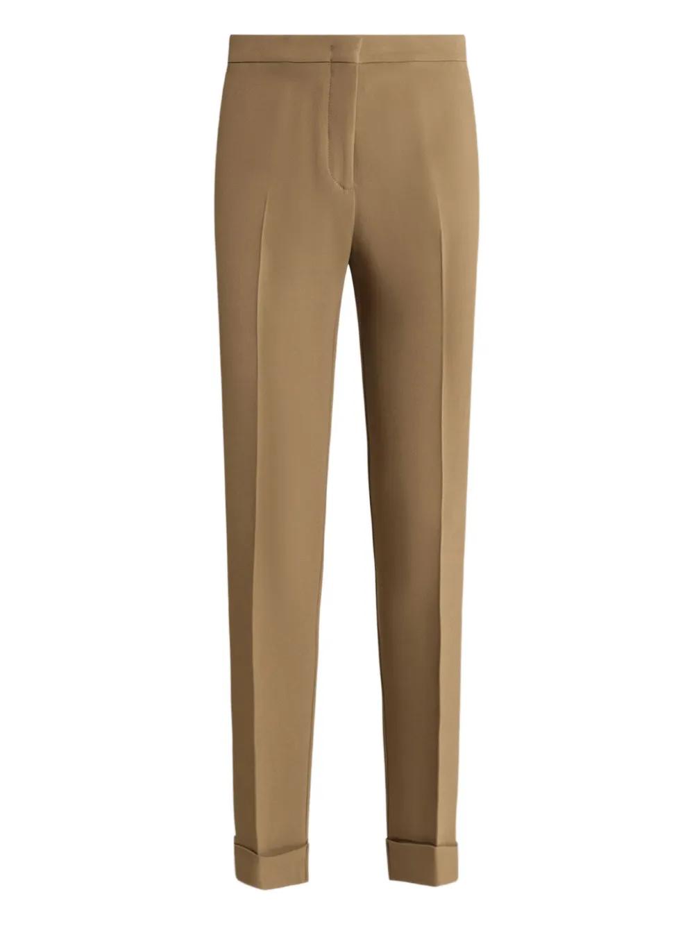 ETRO Cuffed Cigarette Trousers - Size 6