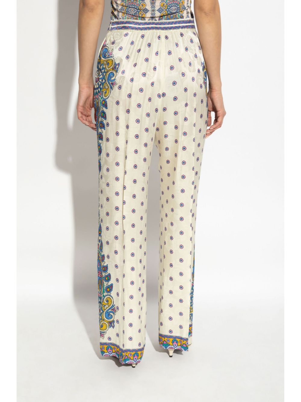 ETRO Women's Mini Natural Pants with Abstract Print
