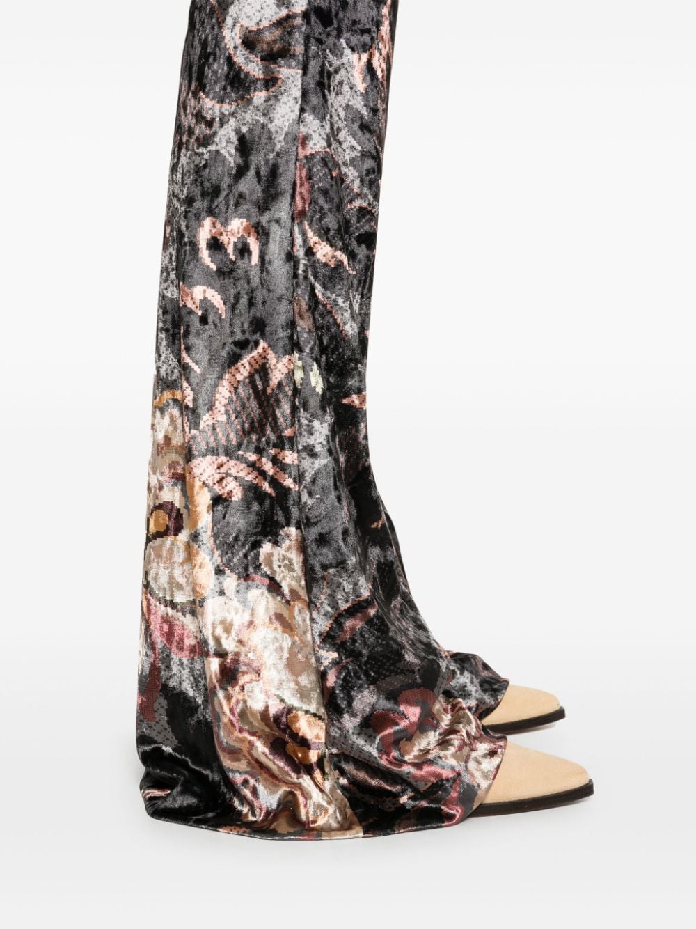 ETRO Floral Printed Flared Trousers