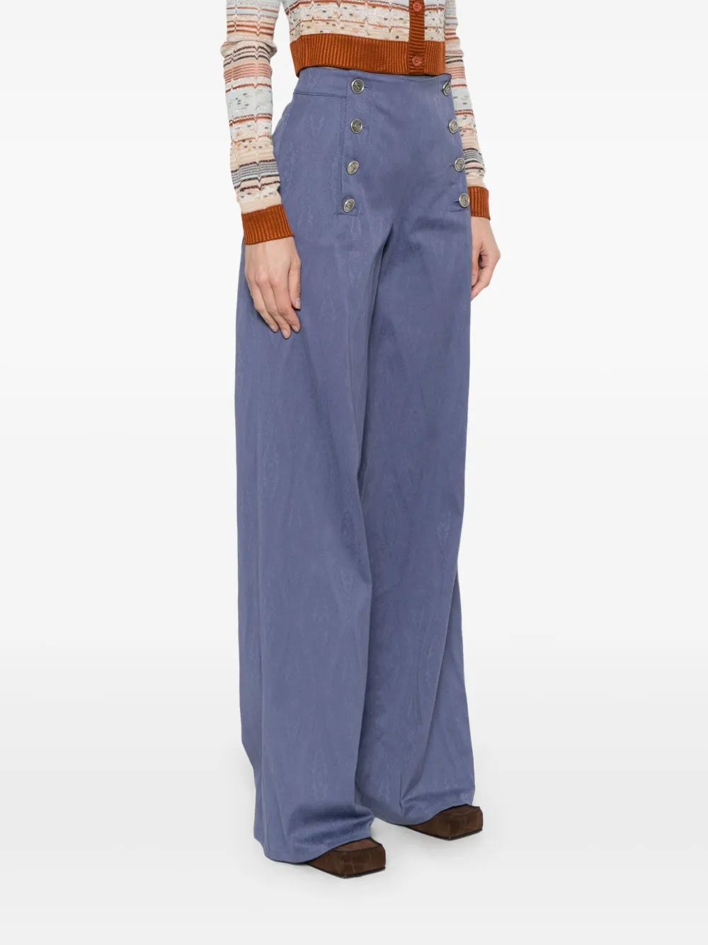 ETRO Jacquard Trousers for Women - SS25