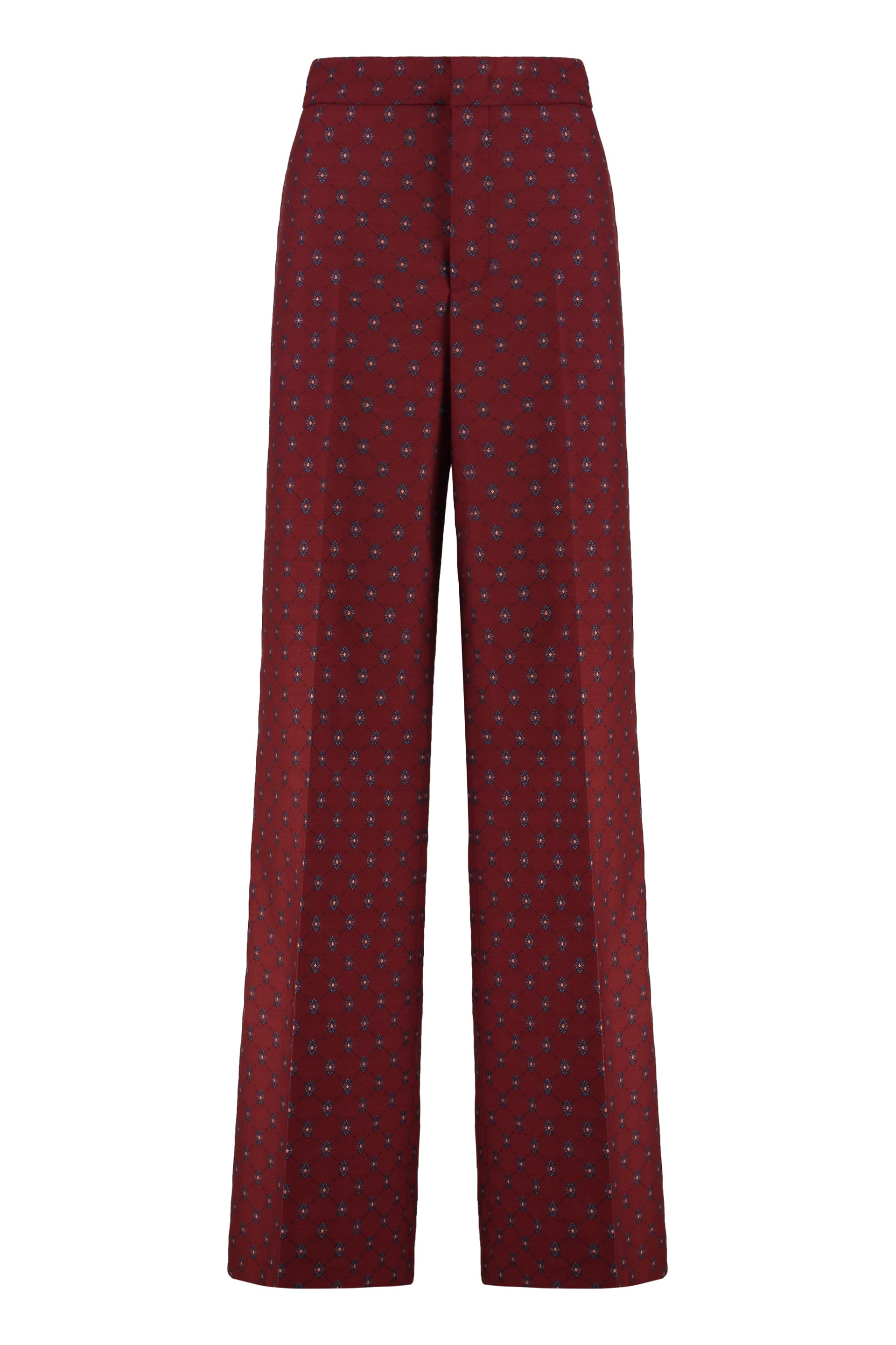 ETRO Embroidered Wool Blend Pants for Women