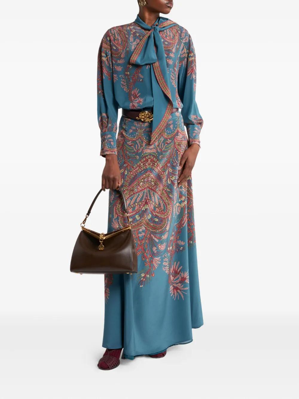 ETRO Paisley Print Long Skirt