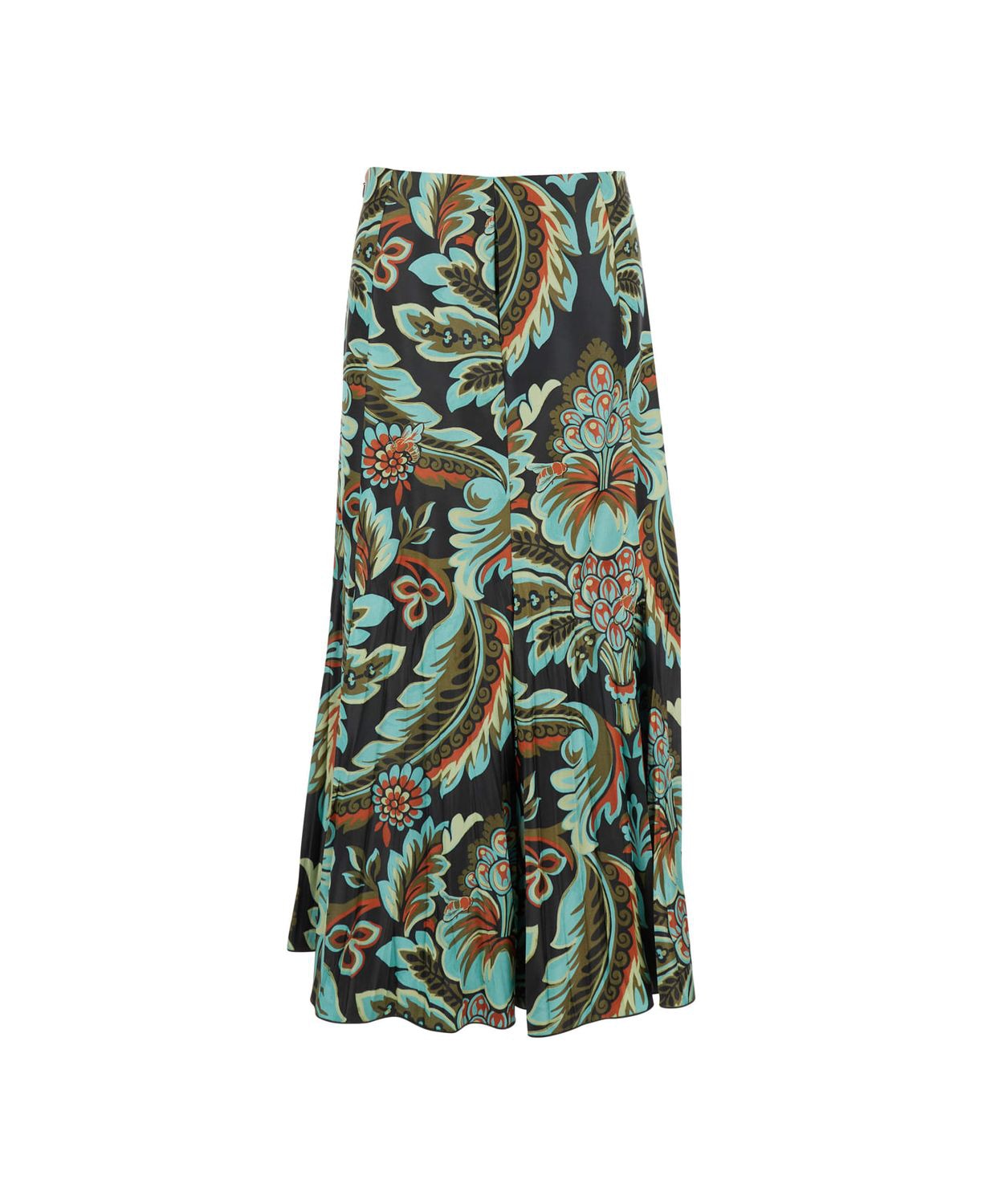 ETRO Floral Print Pleated Skirt - Fall/Winter 2025
