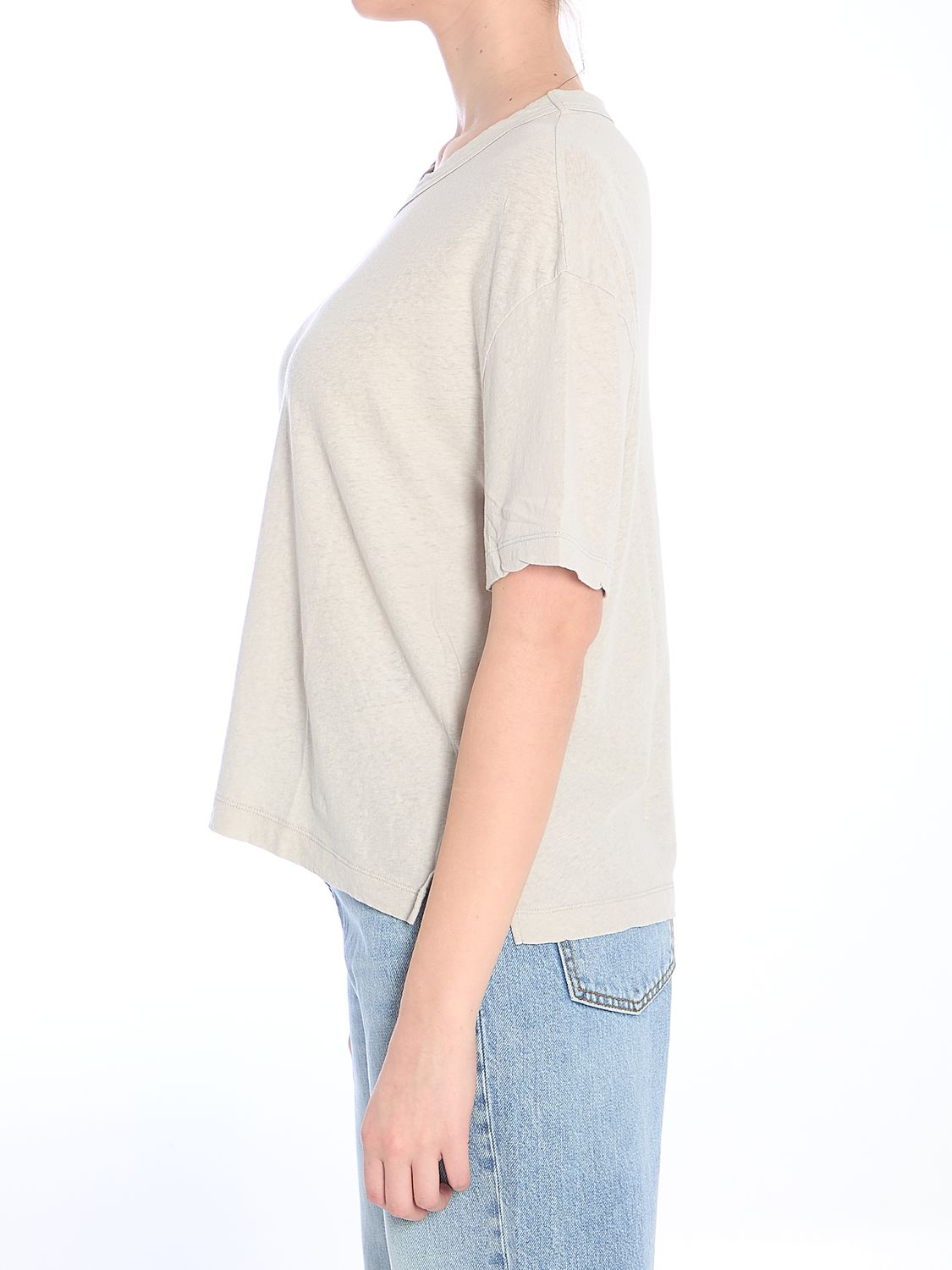JAMES PERSE Cropped Mini Crew-Neck T-Shirt