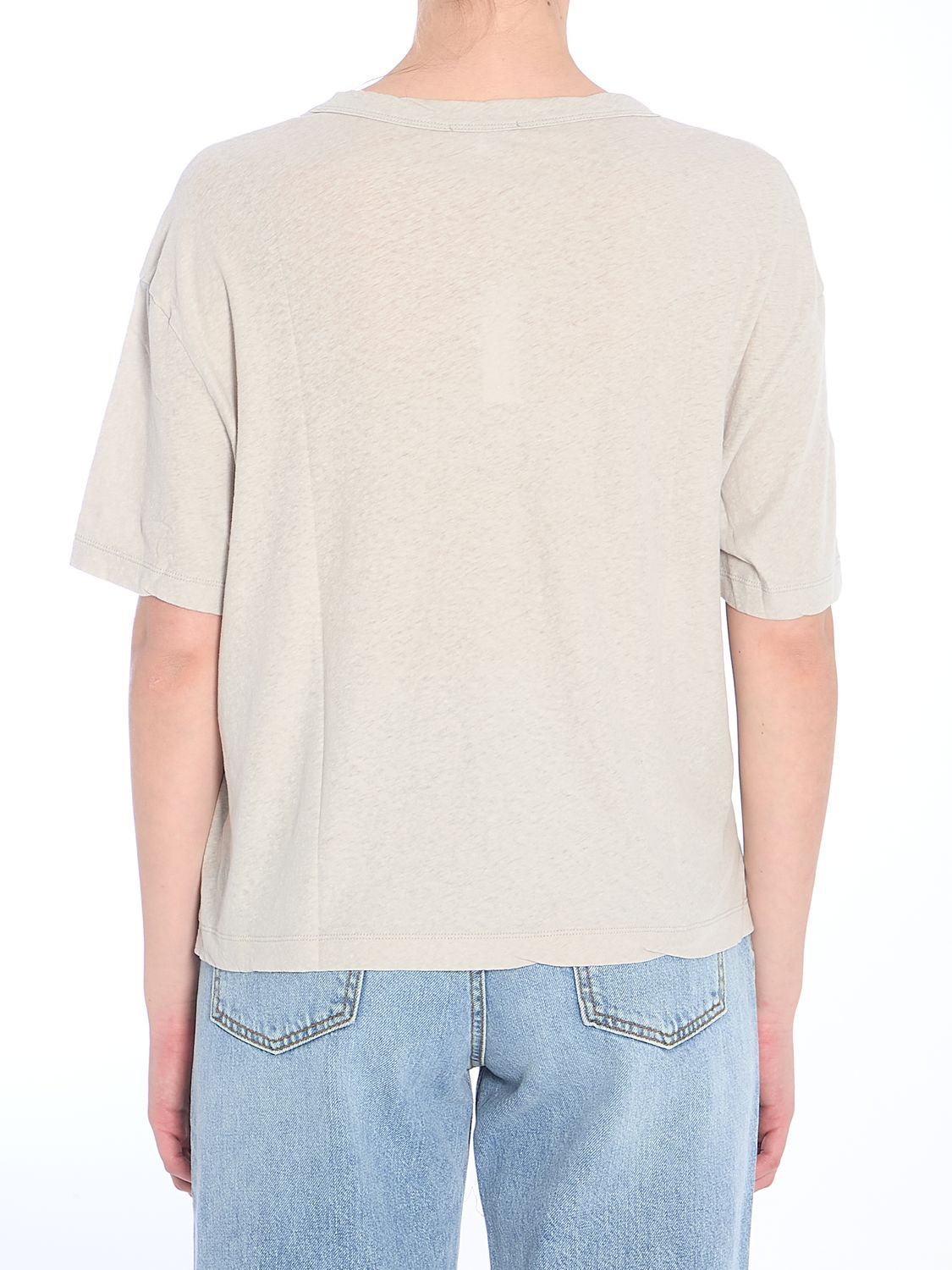 JAMES PERSE Cropped Mini Crew-Neck T-Shirt