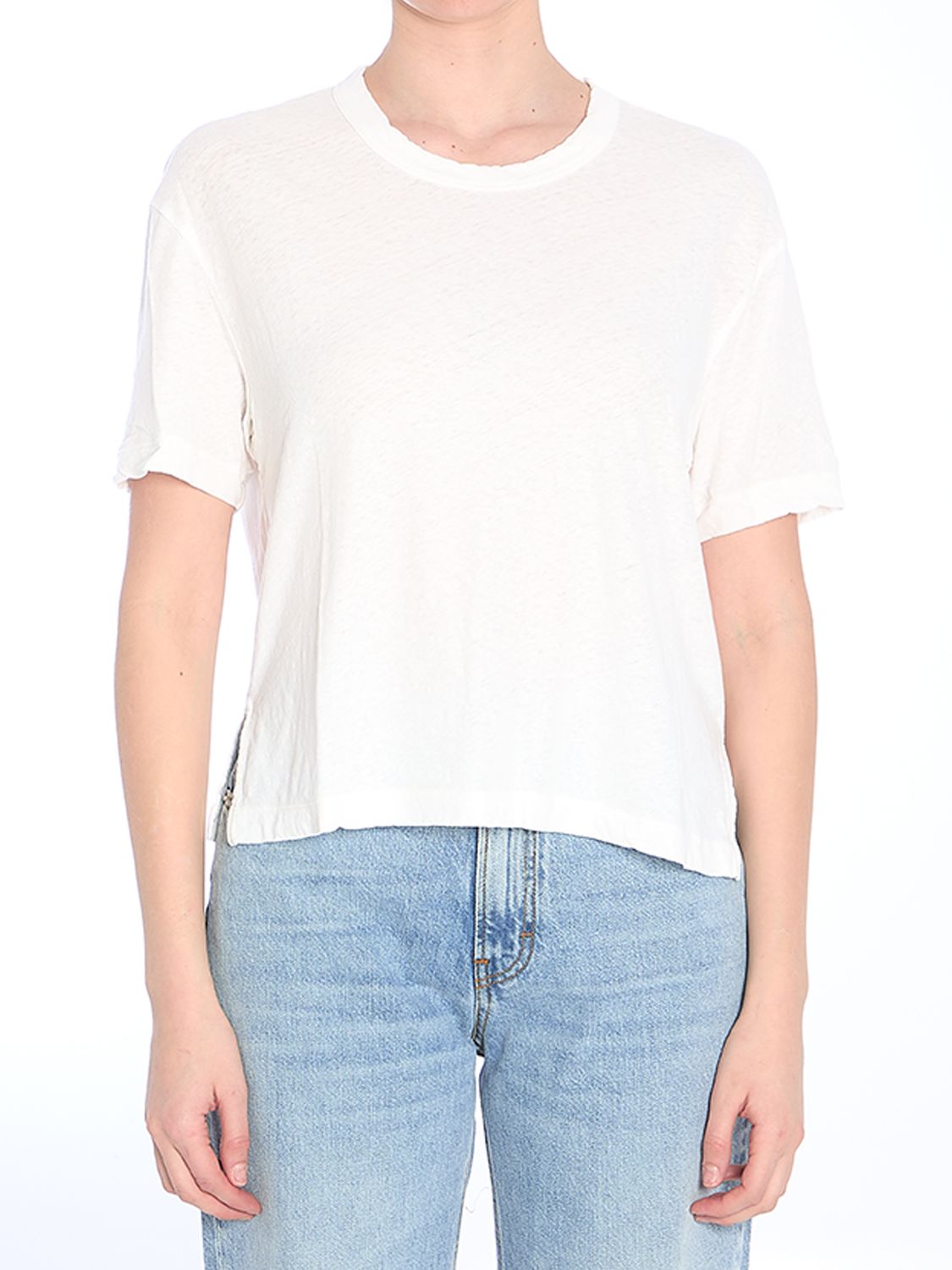 JAMES PERSE Cropped Crew-Neck T-Shirt
