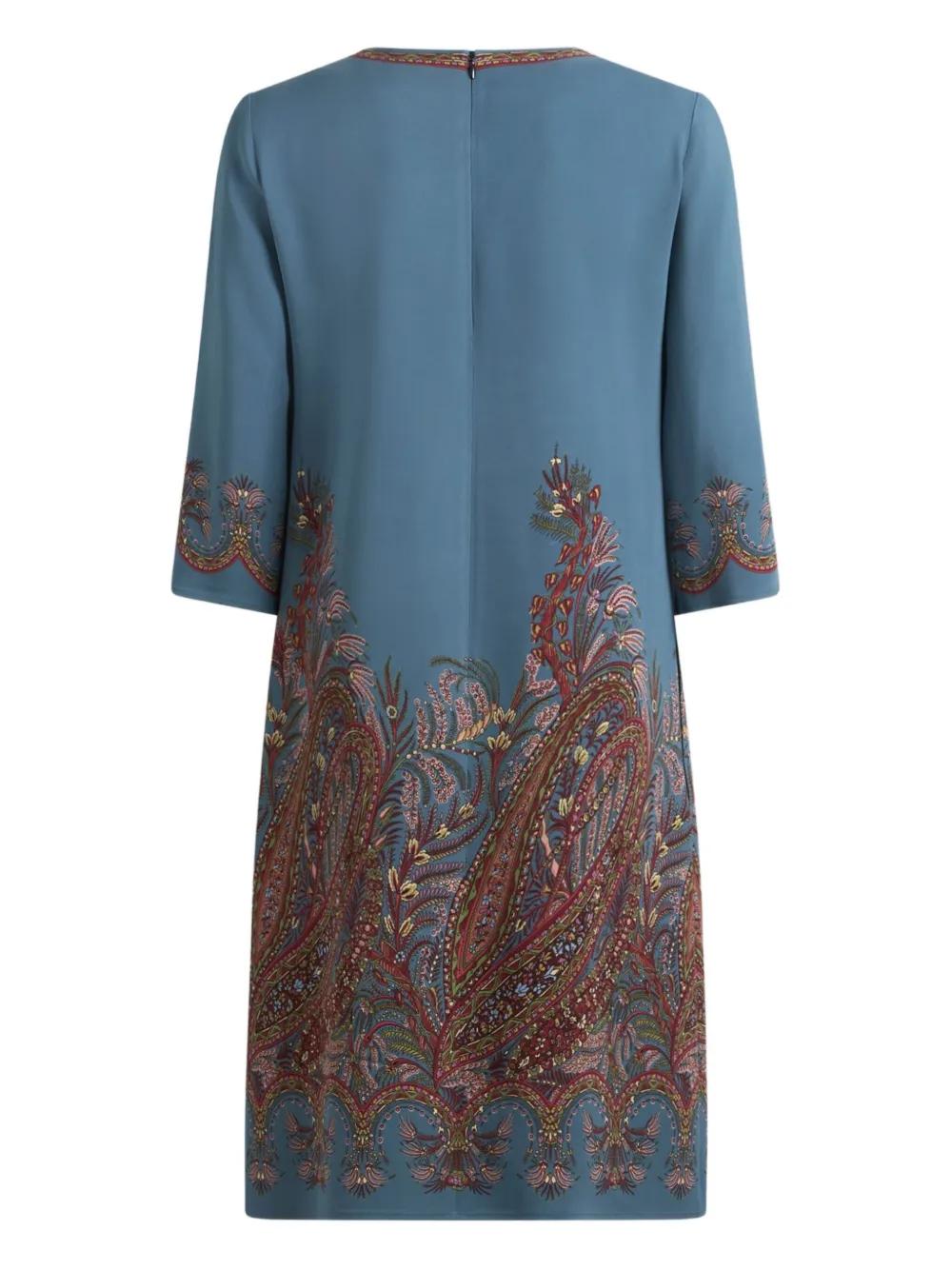 ETRO Paisley Patterned Mini Dress for Women