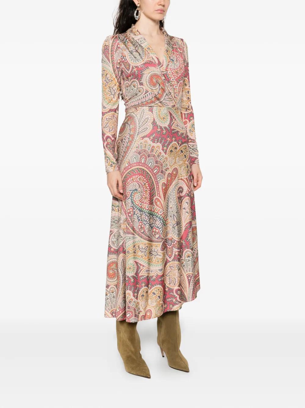ETRO Paisley Print Wrap Dress