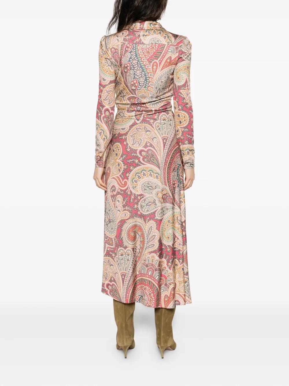 ETRO Paisley Print Wrap Dress