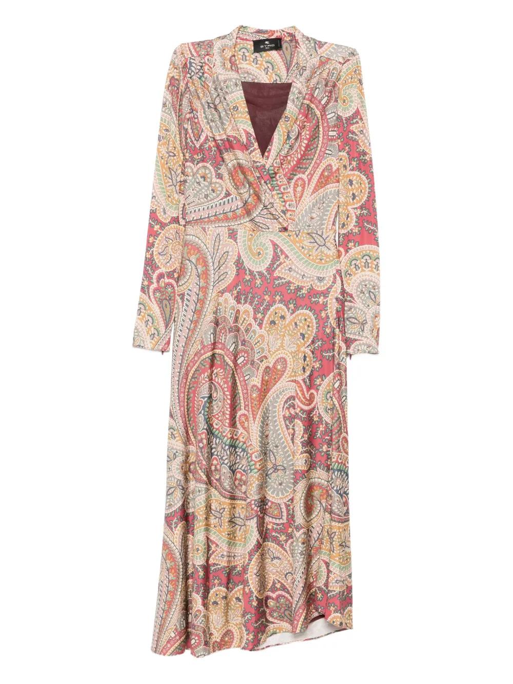 ETRO Paisley Print Wrap Dress