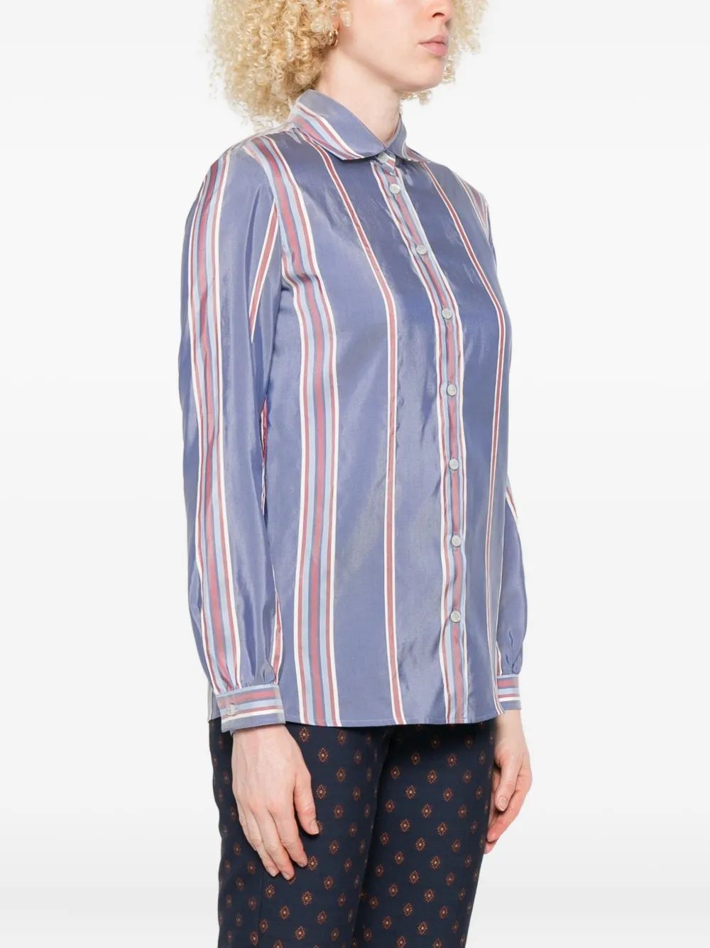 ETRO Elegant Women's Silk Button-Up Shirt