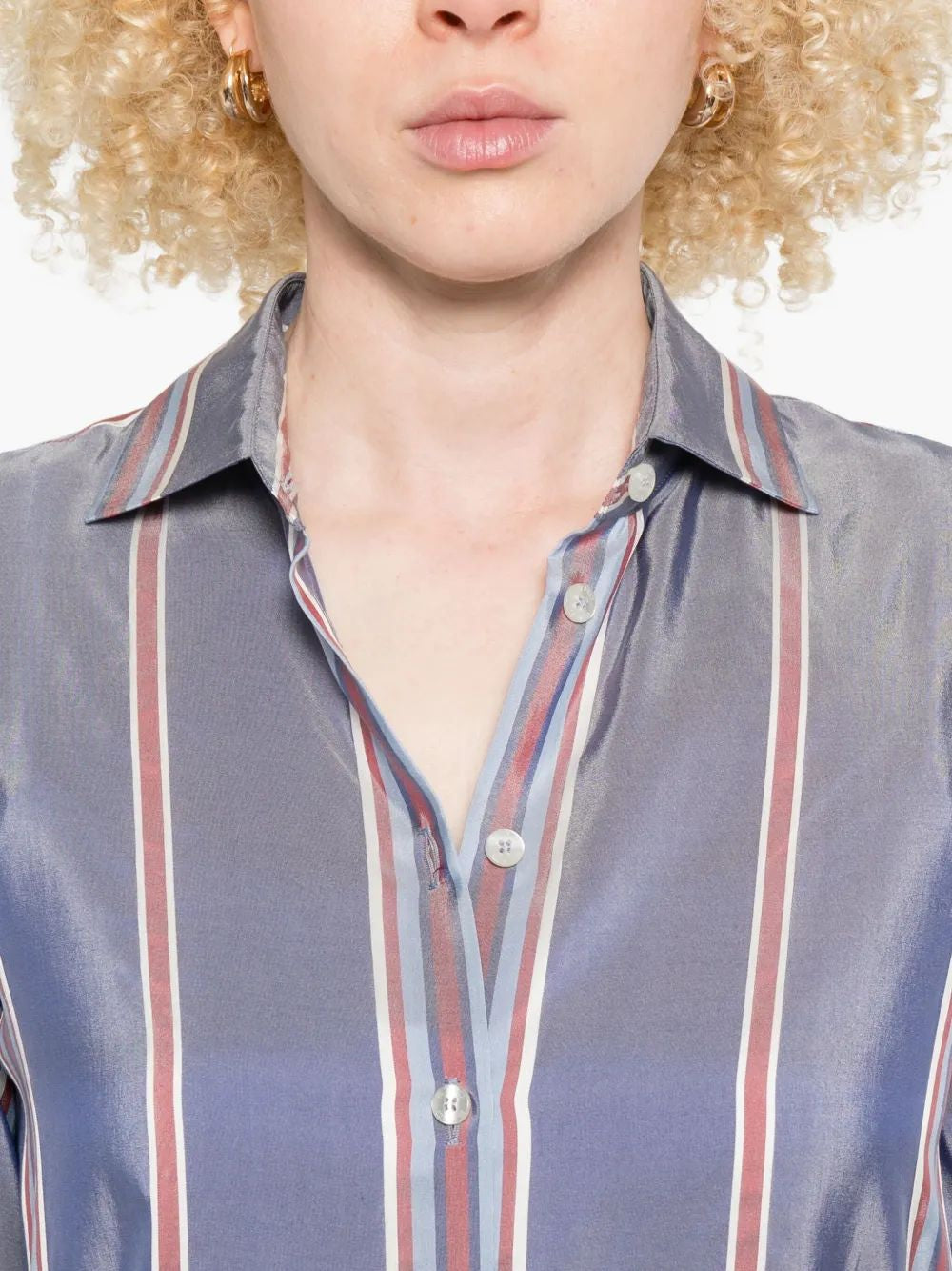 ETRO Elegant Women's Silk Button-Up Shirt