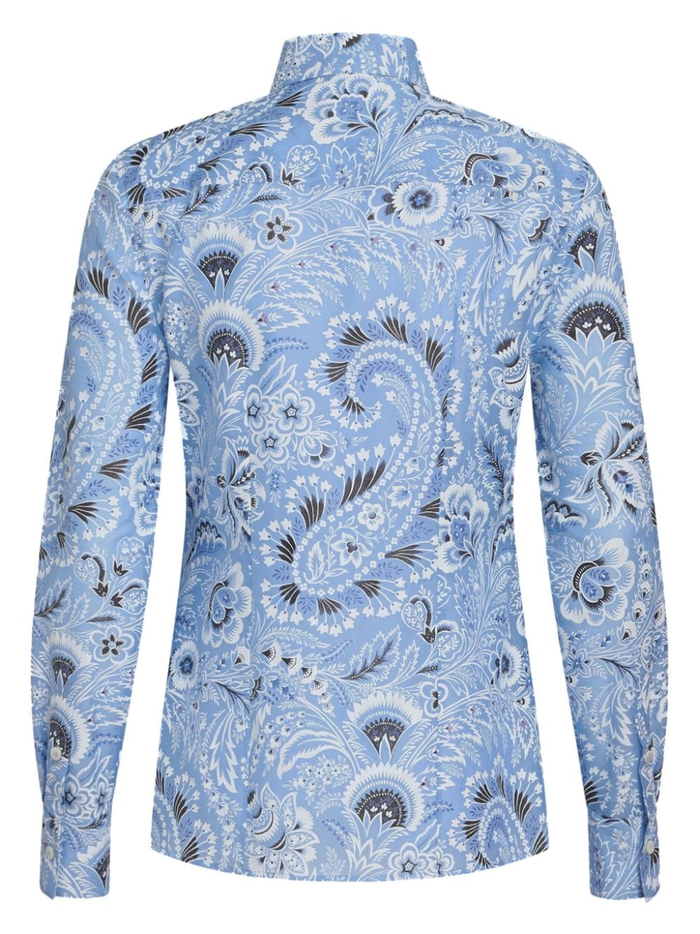 ETRO Paisley Print Cotton-Silk Blend Shirt for Women - SS24