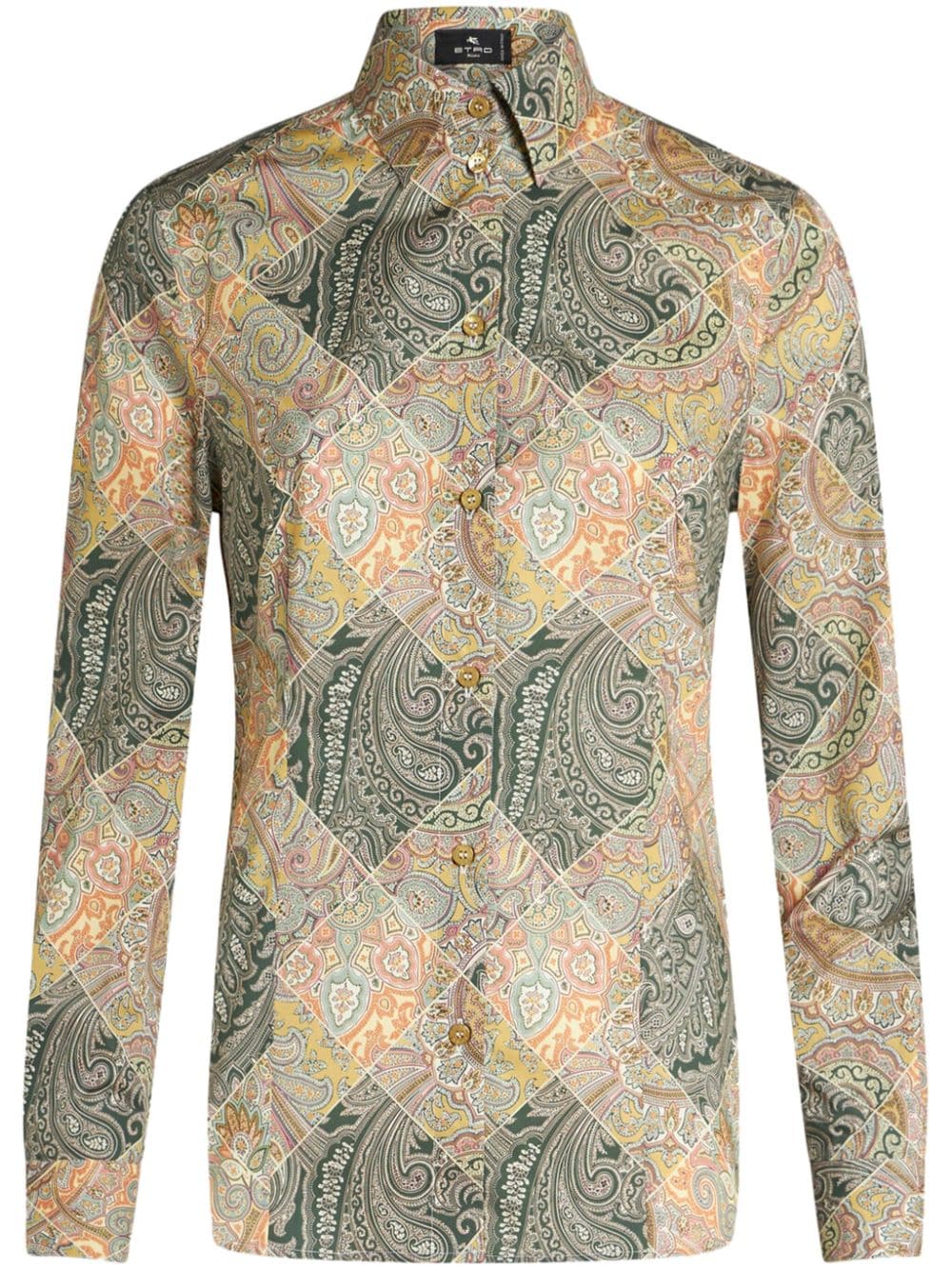 ETRO Printed Cotton Shirt for Women - FW24 Collection