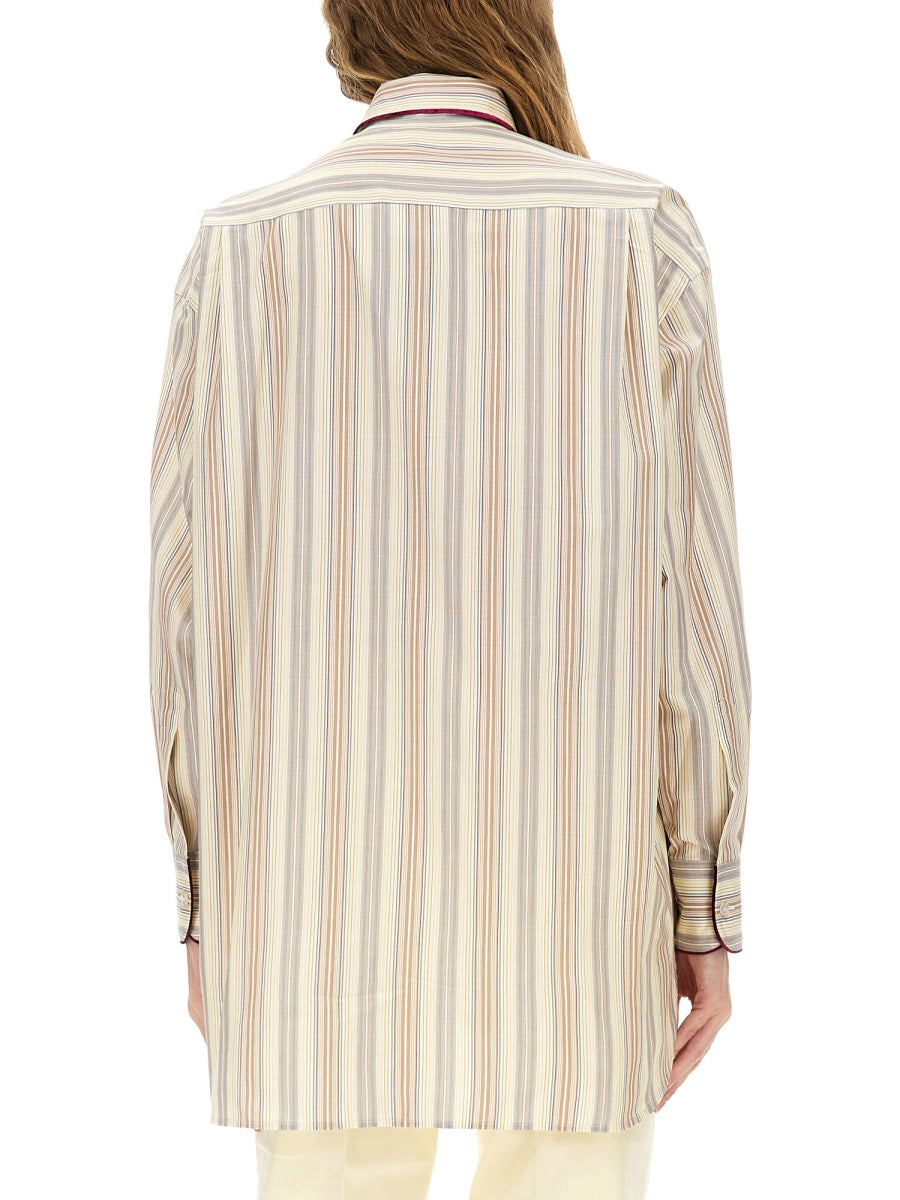 ETRO Striped Cotton Shirt - Size 40 IT
