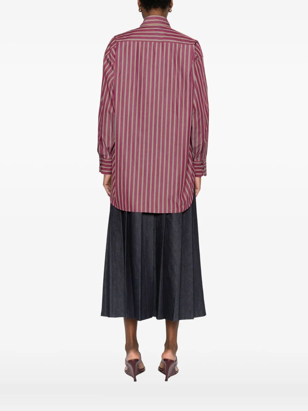 ETRO Loose Fit Striped Cotton Shirt