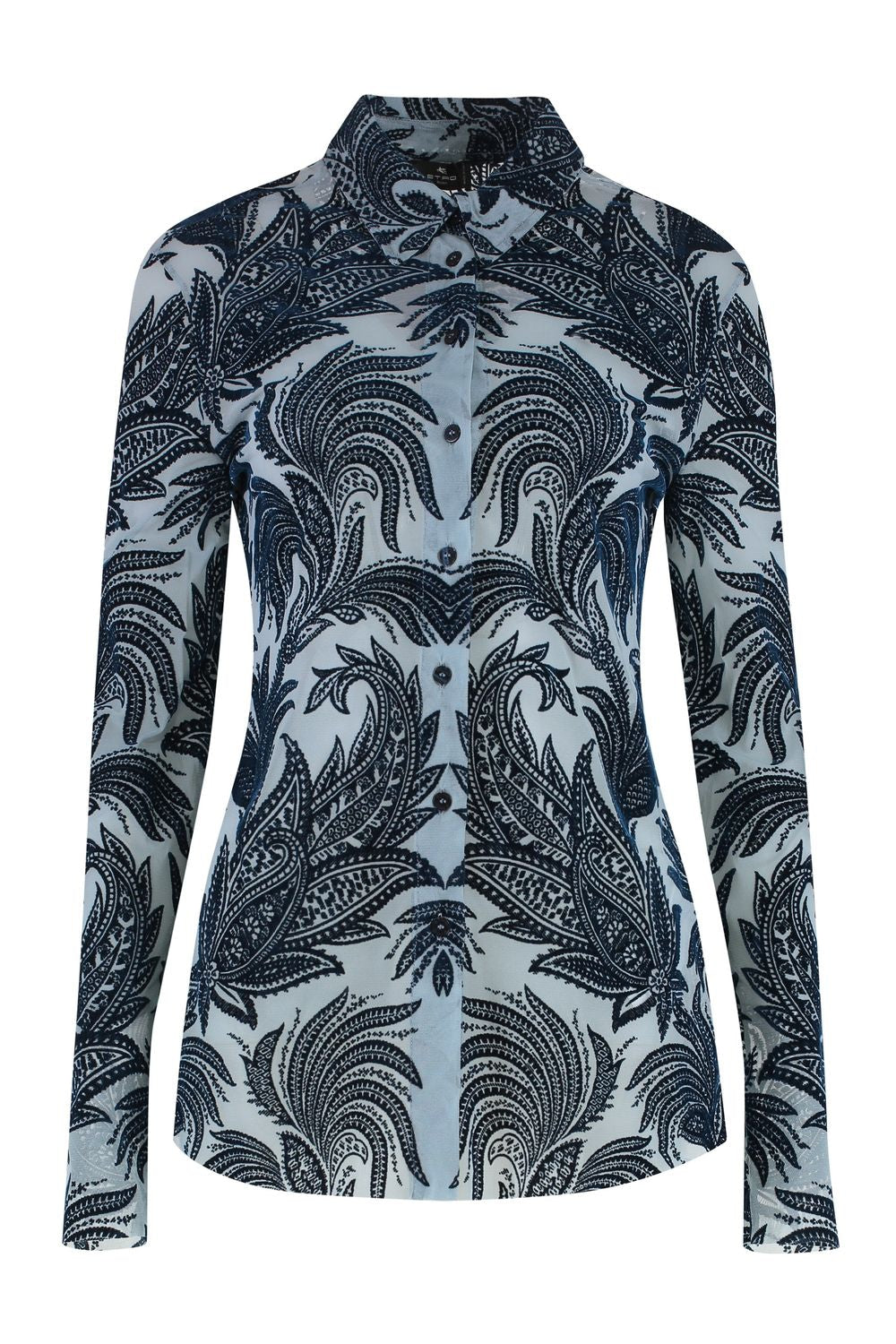 ETRO Flocked Paisley Mini Shirt for Women