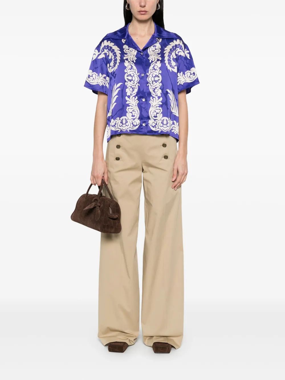 ETRO Floral Print Viscose Shirt
