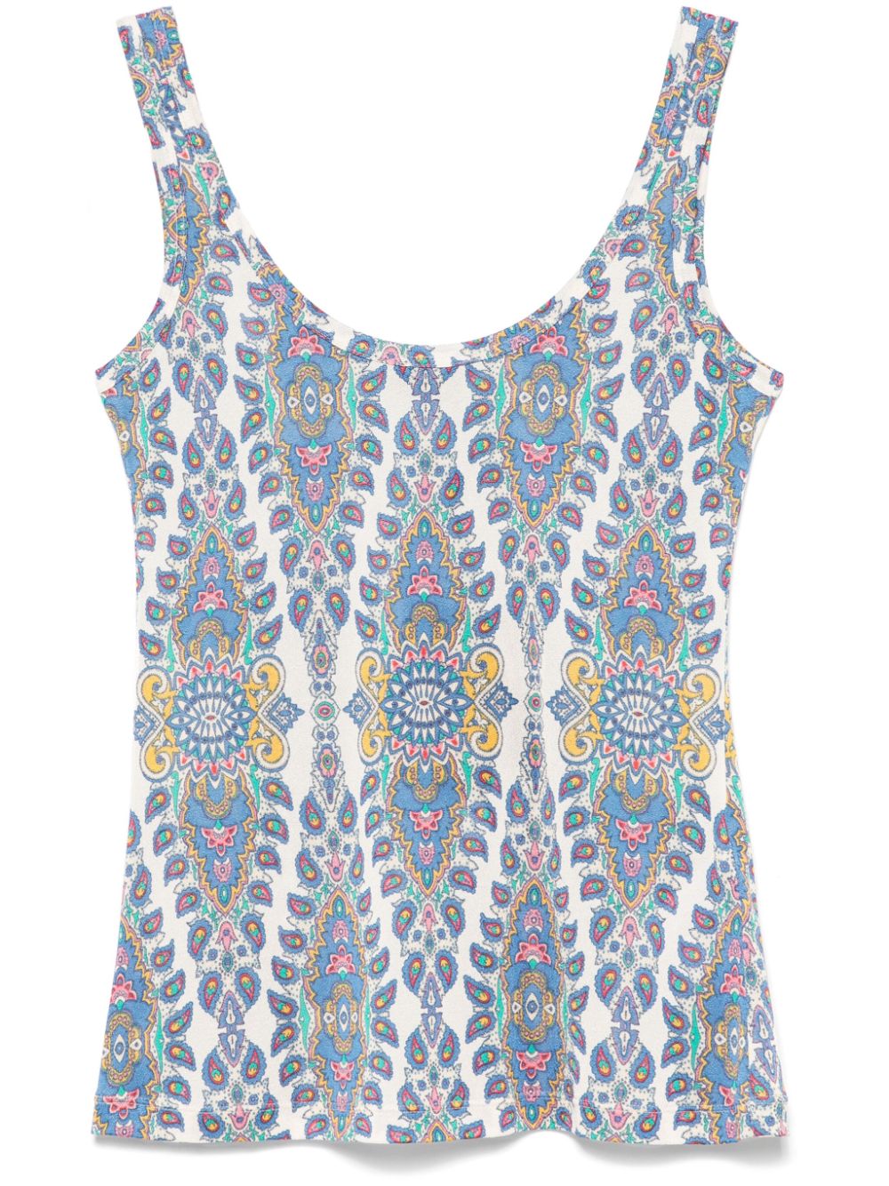 ETRO Ameba Print Natural Tank Top