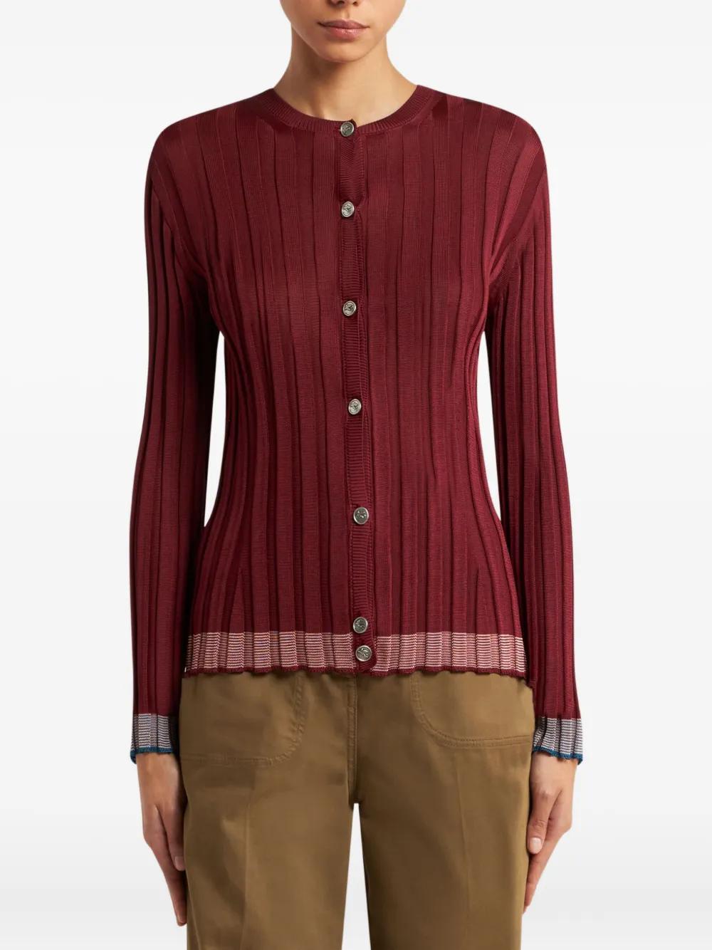 ETRO Button-Up Knit Cardigan for Women - FW25
