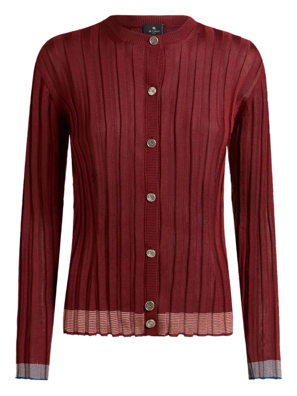 ETRO Button-Up Knit Cardigan for Women - FW25