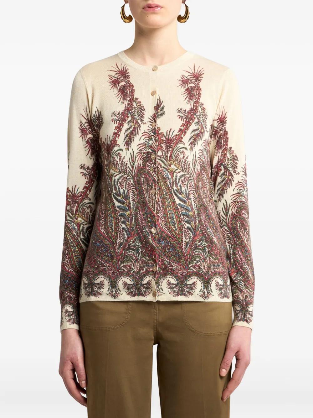 ETRO Paisley Print Cardigan